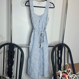 🤍 Faherty 100% Linen Dress